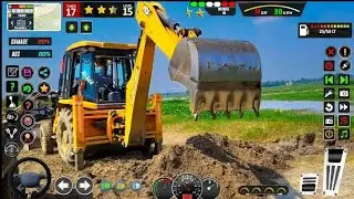 2 Construction games using heavy machinery transport in jcb games excavator sim.Android Gameplay#002