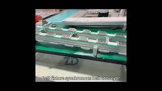 Timing belt conveyor with jig