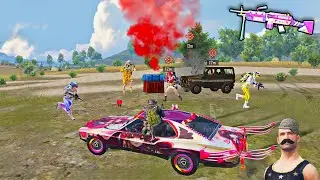 The M249 Surprise Attack 😂🔥| PUBG Mobile Insane WTF Moments