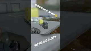 Parking Trailer in Stiff Area 😮 #truckingsims #truckdriving #gaming #truckersofeurope3 #toe3 #new