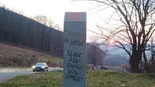 Cetatea Cugir la sunset. DJI MINI 4K.
