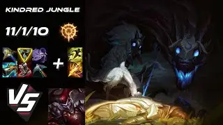 JUNGLE Kindred vs Shaco - NA Grandmaster Patch 25.S1.4