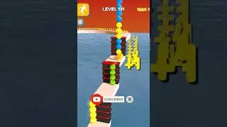 Stack Rider | Level 131 | New Skins | New Maps | Android,iOS Gameplay | Gutt Ch Paranda | #shorts