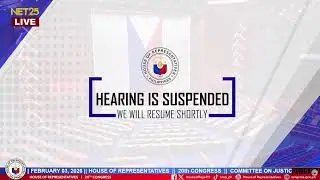 House hearing on impeachment raps filed vs Pres. Ferdinand Marcos Jr. | February 3, 2026