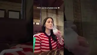 POV you&rsquo;re a human cow 🐮