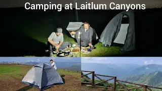 Camping at Laitlum Canyons, Meghalaya | Best Camping places in Meghalaya #meghalaya #camping #india