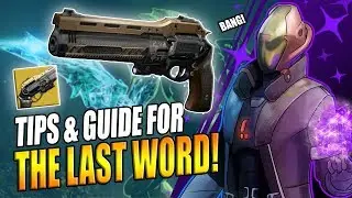 Destiny 2 | HOW TO GET THE LAST WORD - Easy Tips For [The Draw] Exotic Quest Guide!