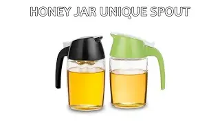 Honey jar unique spout