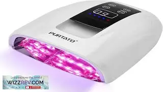 Professional Salon Rechargeable 90W UV LED Cordless Nail Lamp45 lamp Beads Long Review