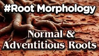 المجموع الجذري  |  Morphology • Normal Roots & Adventitious Roots