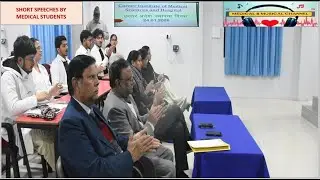 SHORT SPEECHES BY MEDICAL STUDENTS OF BATCH 2024-25 ON OCCASION OF U.P. STHAPNA DIWAS, ON 24.01.2026