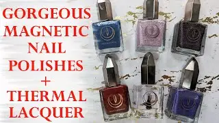 BEAUTIFUL MAGNETIC NAIL POLISHES | TESTING OUT THERMAL LACQUER | Perfect Nails at Home