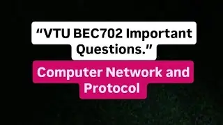 VTU BEC702 Module wise imp questions #vtu​ #vtumemes​ #viral​#exam#impquesyions #engineering