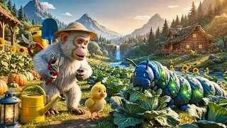Baby Monkey and Dodo&rsquo;s Fun Farm Adventure! 🐒🦆 Heartwarming Animal Friendship