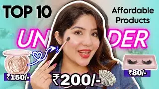 *Under Rs 200* Top 10 ULTRA AFFORDABLE Makeup