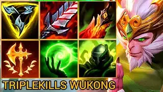 Hahaha, They Don't Give Wukong A Quadrakills - China Wild Rift Highlights By Tiarty