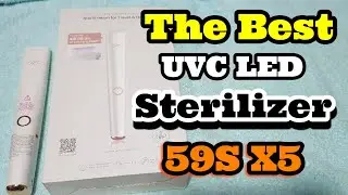 Unboxing: 59S X5 UVC LED Sterilizer | Travel, Hotel And For Home | Demo, Review and Overview |