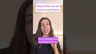 Free CPE credits during work hours? Yes. Full video explains how.