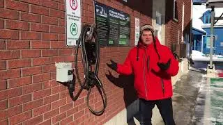 La flexibilité des câbles des bornes de recharge en hiver!