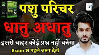 धातु अधातु एवं इनके प्रमुख यौगिक पशु परिचर | Pashu Paricharak Science Classes | Easy Science | REET