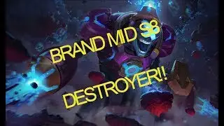 Brand vs Kata (Mid S8) - League of Legends gameplay