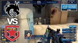 Spirit vs Gambit - Semi-final - IEM Katowice 2021 - Highlights - CSGO