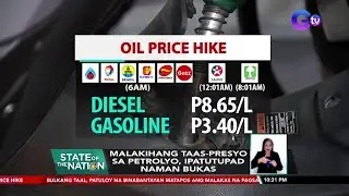 Malakihang taas-presyo sa petrolyo, ipatutupad naman bukas | SONA