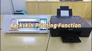 Customized back film with MYCUT intelligent film cutter