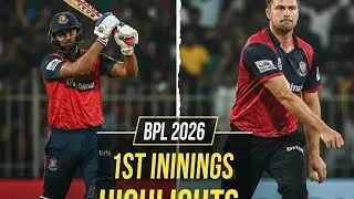 Dhaka Capitals vs Rajshahi Warriors | Match 24 Highlights | BPL 2026 First Innings Explosive Batting