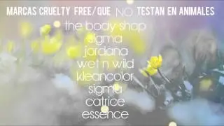 Marcas Cruelty free en Mexico.