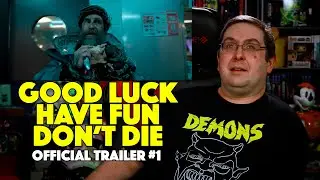 REACTION! Good Luck, Have Fun, Don't Die Trailer #1 - Sam Rockwell Movie 2026
