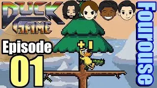 Duck Game (Switch) | Episode 01: 4 Quacking Ducks | Fourouse