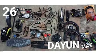 تجميع موتوسيكل دايون 26L كامل 2021@Assembling DAYUN 26 Max 2021 motorcycle restructuring