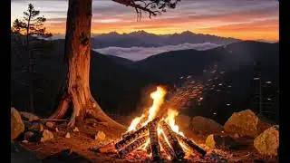 Campfire with perfect Mountain Views 