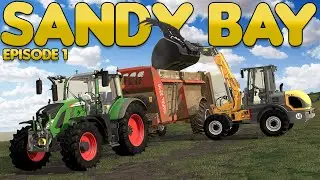 Sandy Bay 19 - Farming Simulator 19 -  Ep.1 (with Wheel Cam)