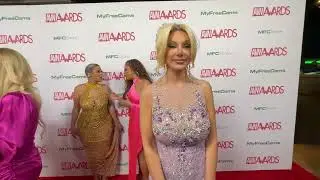 Brittany Andrews interview - 2025 AVN Red Carpet, Las Vegas
