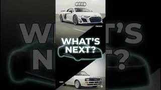 Classic R8 vs New R8 vs Concept R8 🏎️ #audi #r8 #evolution