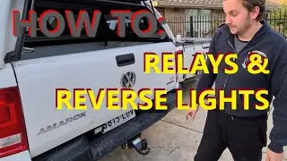 How to wire a relay/reverse light LEDS