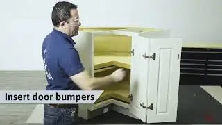 Maple Grain Cabinetry -  Lazy Susan Base Cabinet -  LS3612 Assembly Video