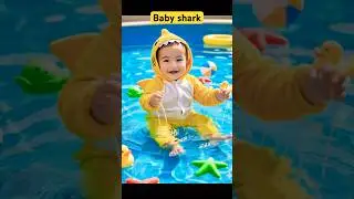 Baby Shark #shorts #shortsfeed #babyshark #water #swimming #viral #pool #toys #duck