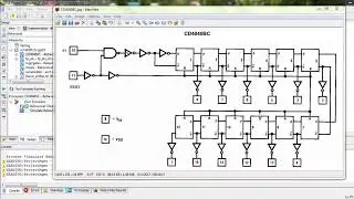 VHDL Implementation of 12 bit Ripple Binary Counter(CD4040BC)