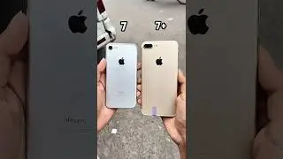 iPhone 7 Vs iPhone 7 Plus || Camera Zoom Test! #shorts
