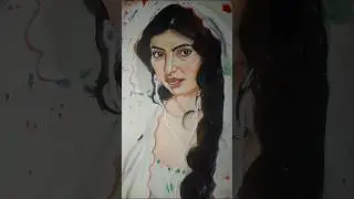 Sara Arjun portrait ❤️🥰 #shorts#drawing#viral
