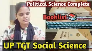 UP TGT Political Science Complete Booklist 📚||