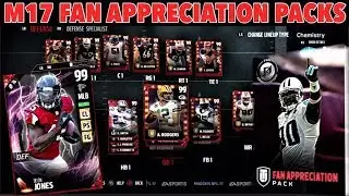 M17 VS M19 FAN APPRECIATION PACKS! 99 OVR SQUAD! MADDEN THROWBACK PACK OPENING