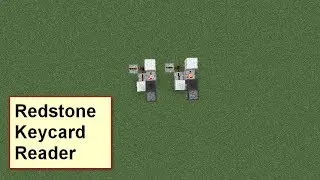 SIMPLEST Keycard Reader in Minecraft Tutorial