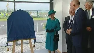 Queen officially opens International Security Printers