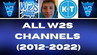 All W2S Channels - Sub Count History (2012-2022)