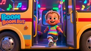 Boom Bus 123 Baby Play 🚌🔢 Learn Numbers with Bus | Fun Counting Song for Toddlers