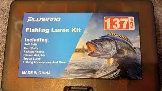 JABDV Review! Unboxing the Plussino 137 PCS Fishing Lure Kit!